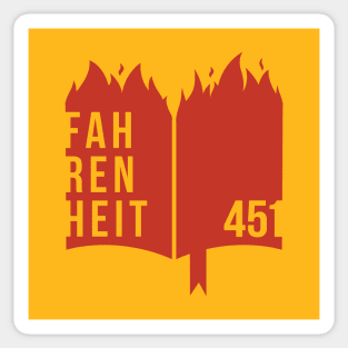 Fahrenheit 451 Sticker